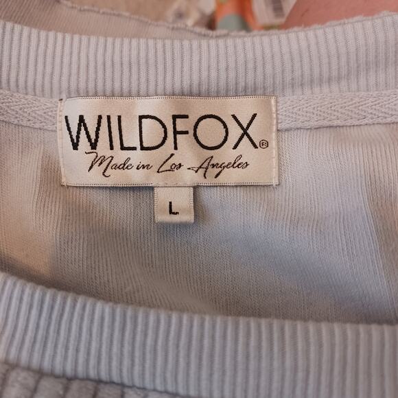 Wildfox Tilda Oversized Light Blue Sweater NWOT - Picture 8 of 11